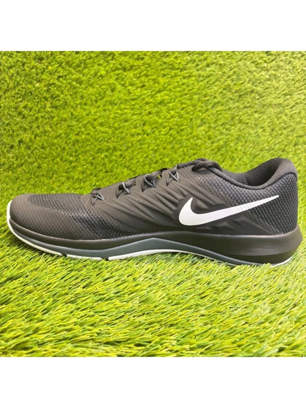 Nike Lunar Prime Iron 2 Mens Size 12.5 Black Athletic Running Shoes Sneakers